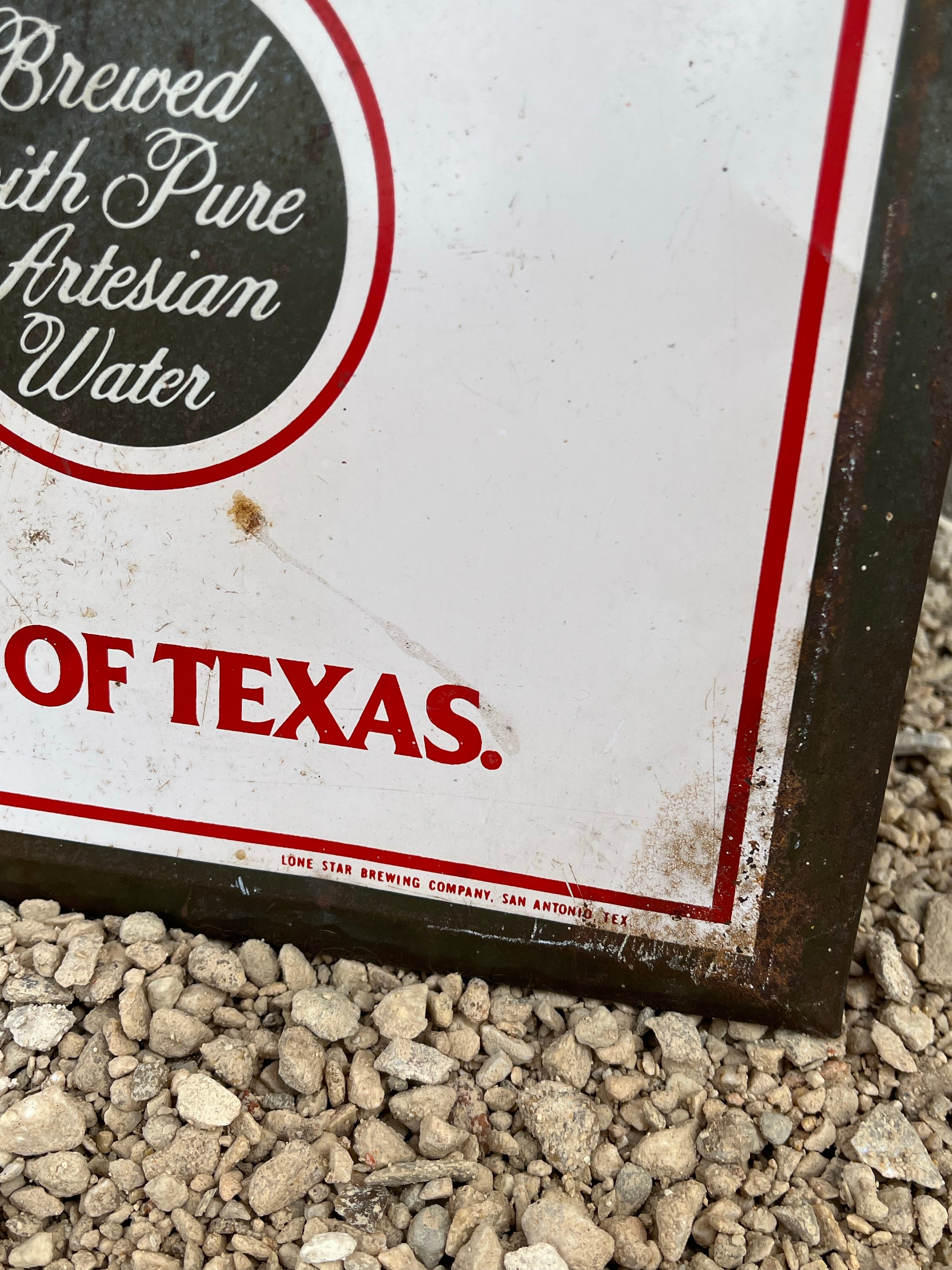80’s Metal Lone Star Sign