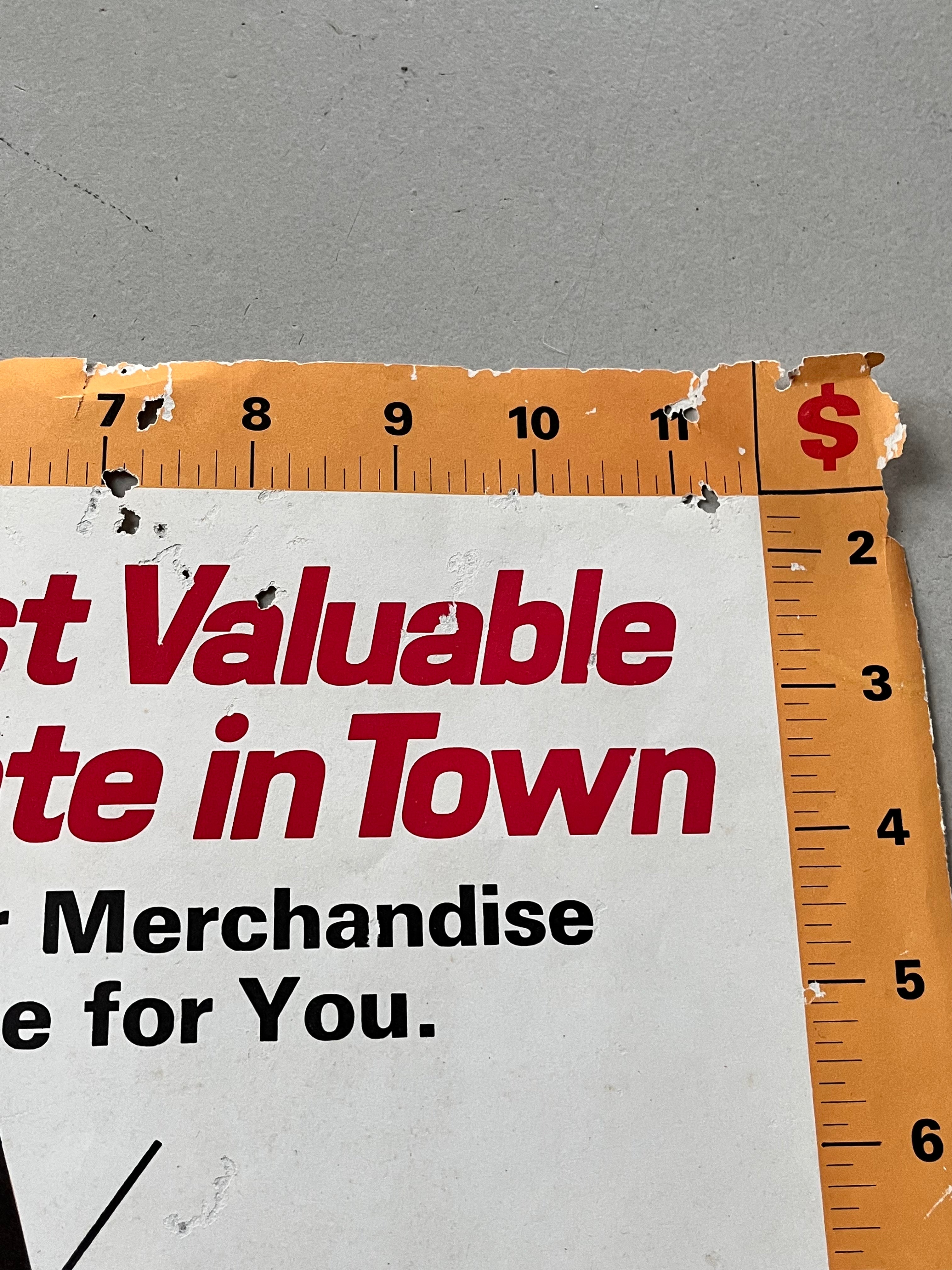 1960’s Lone Star Merchandising Poster