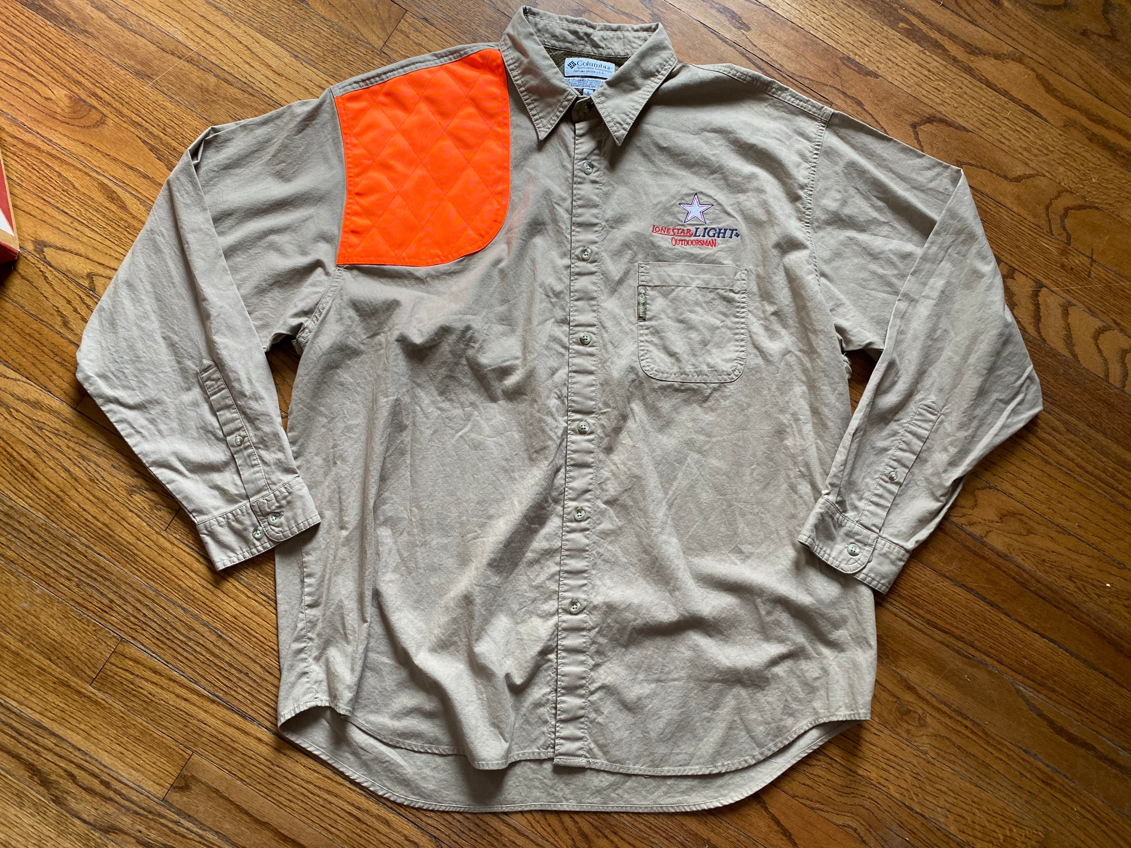 Lone Star Light Outdoorsman Columbia Shirt XL