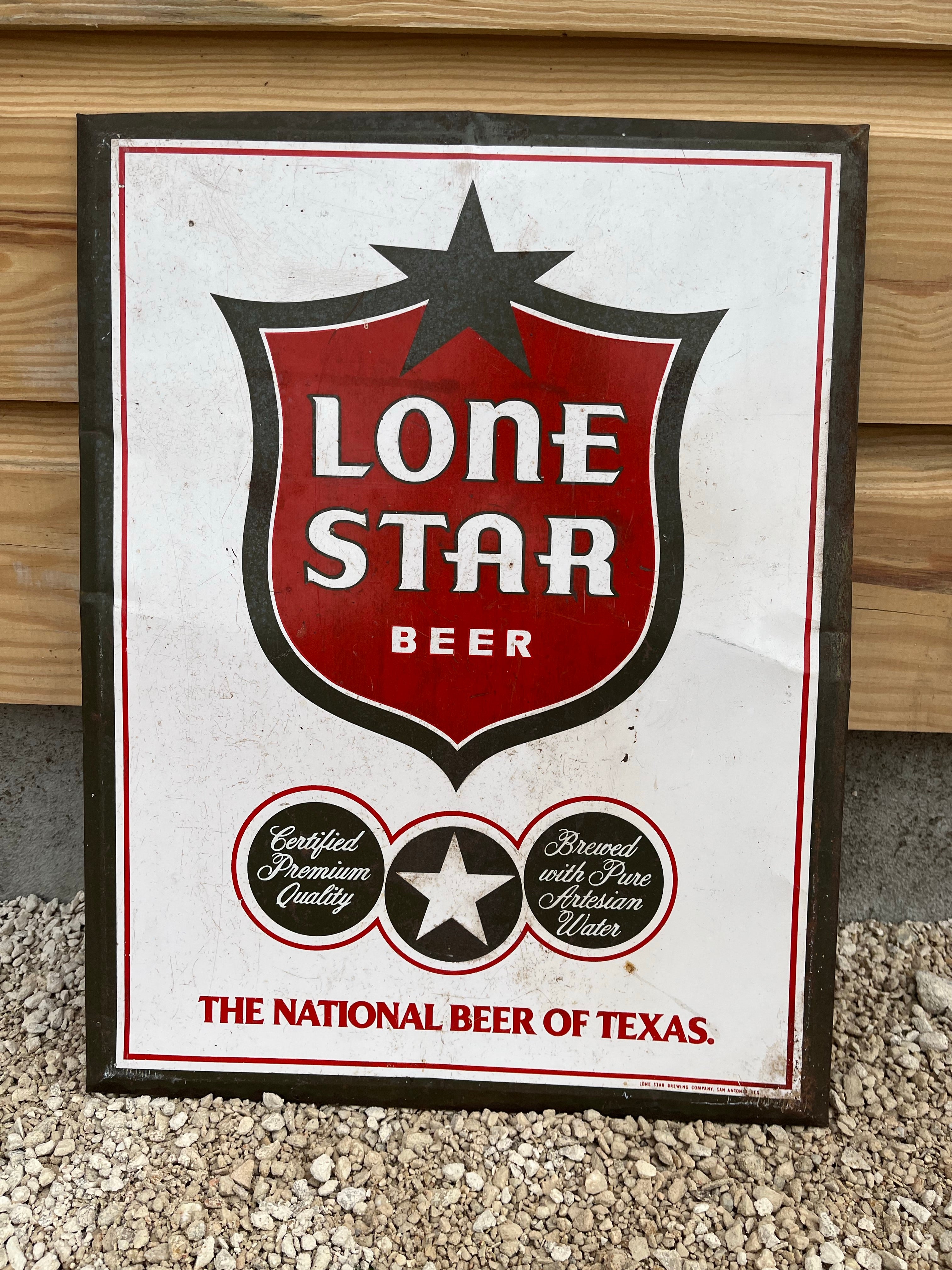 80’s Metal Lone Star Sign