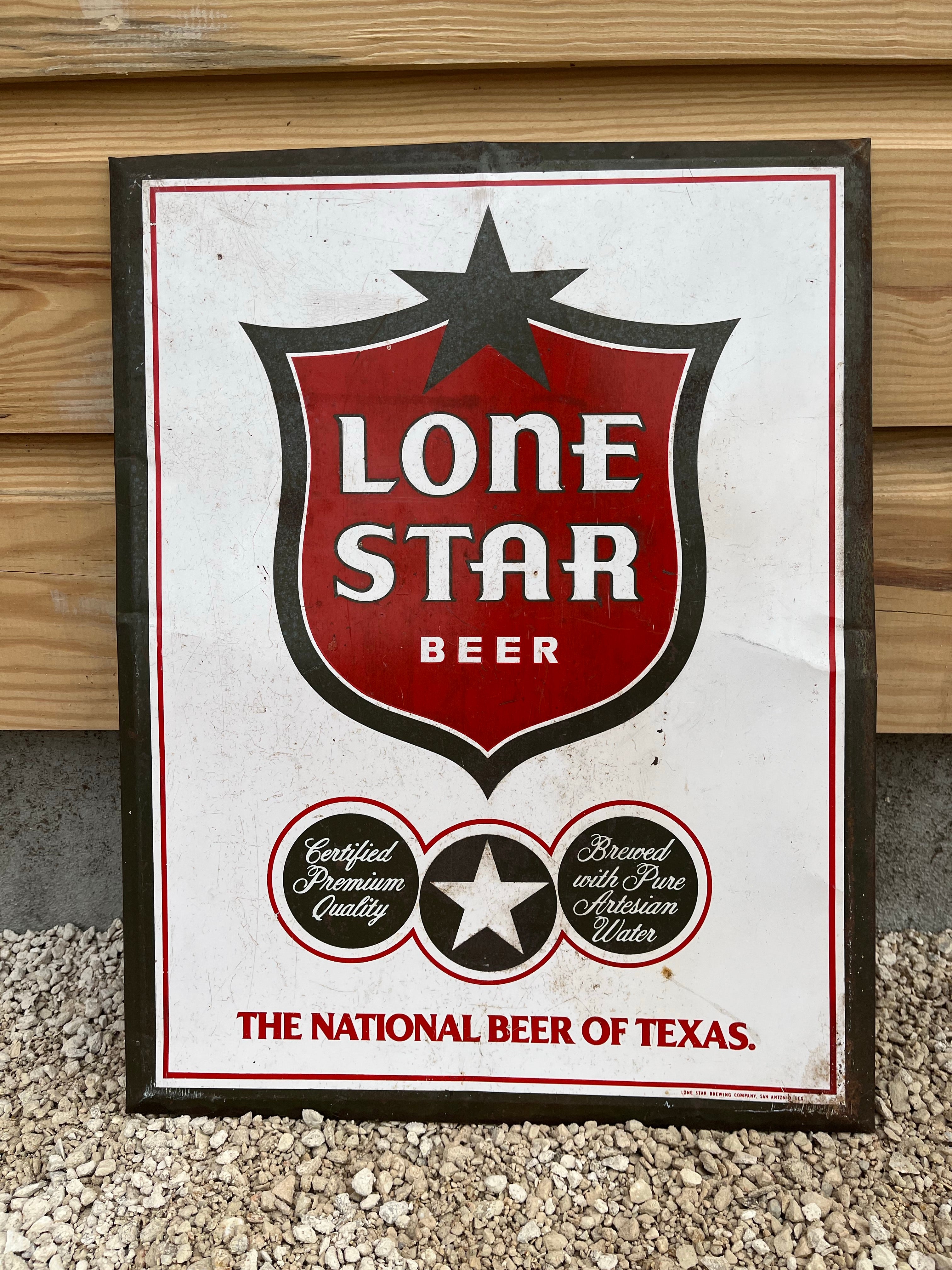 80’s Metal Lone Star Sign