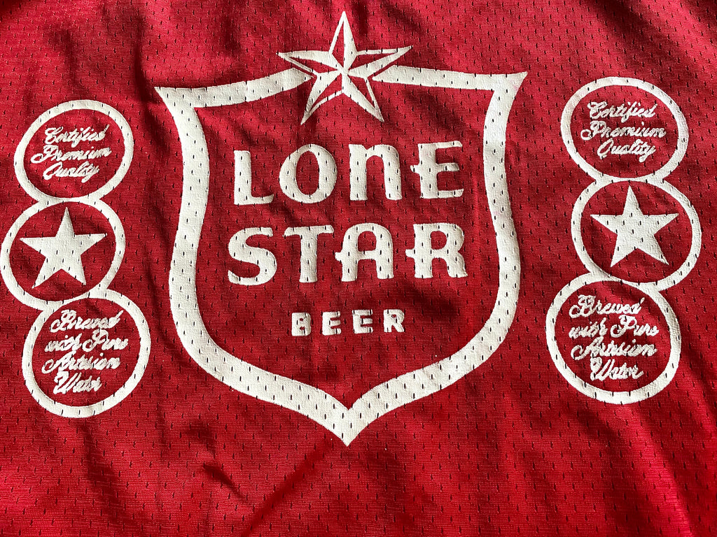 OG 80’s Size Medium Lone Star Armadillo Van Club Jersey