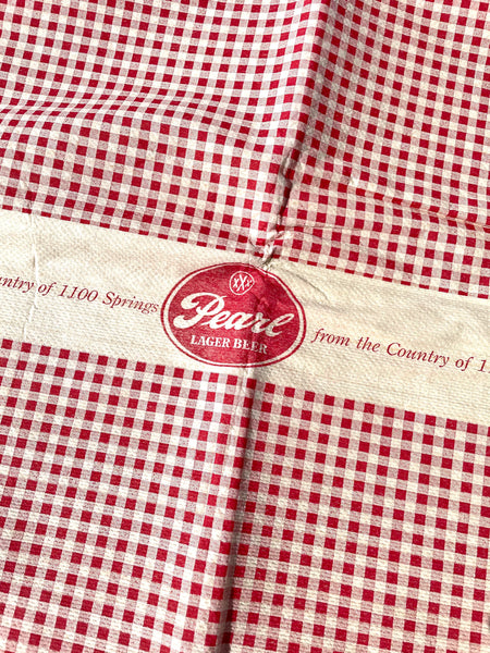 60’s Pearl Beer Barbecue Tablecloth