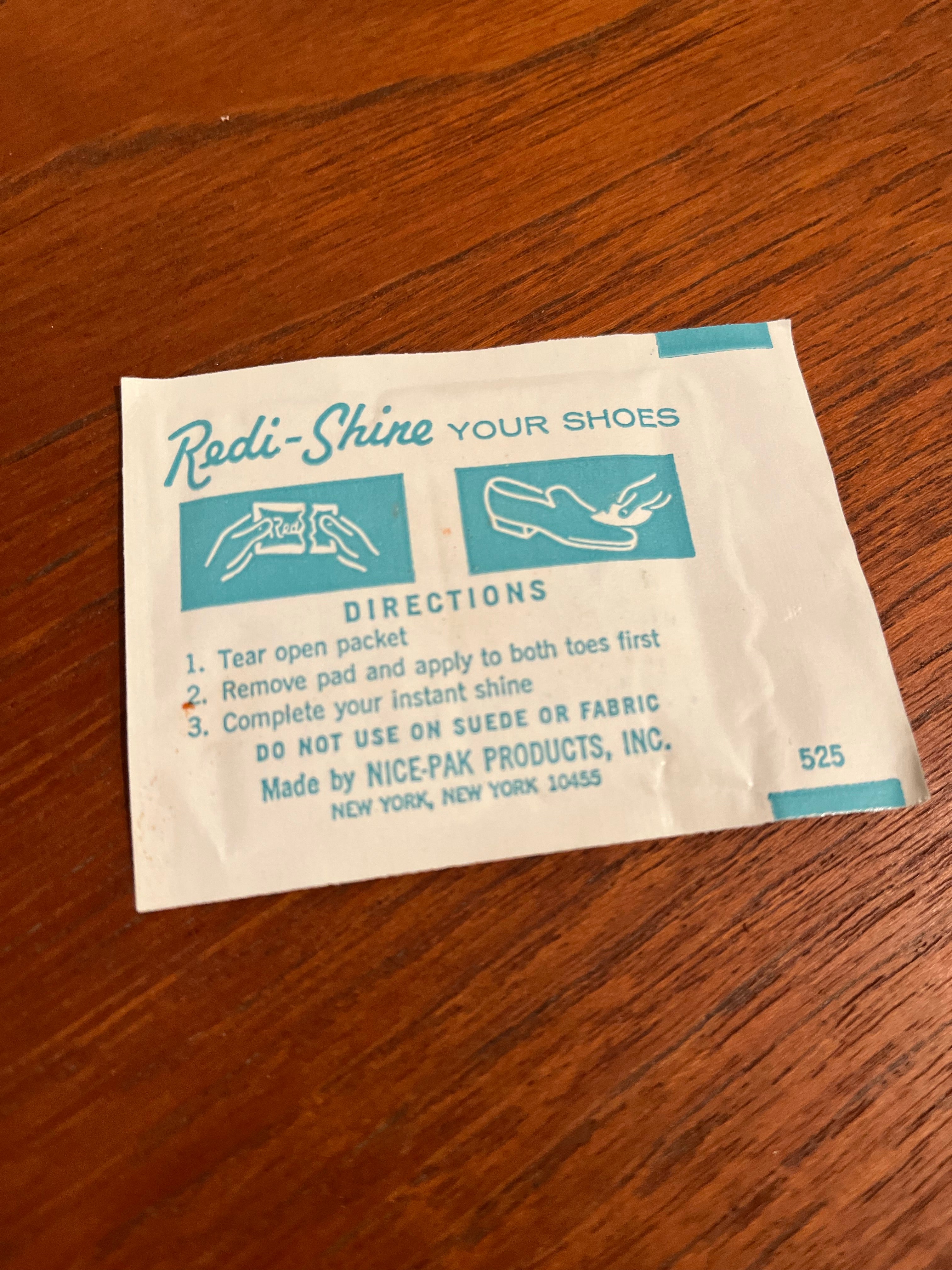 60’s Lone Star Redi-Shine Instant Shoe Shine