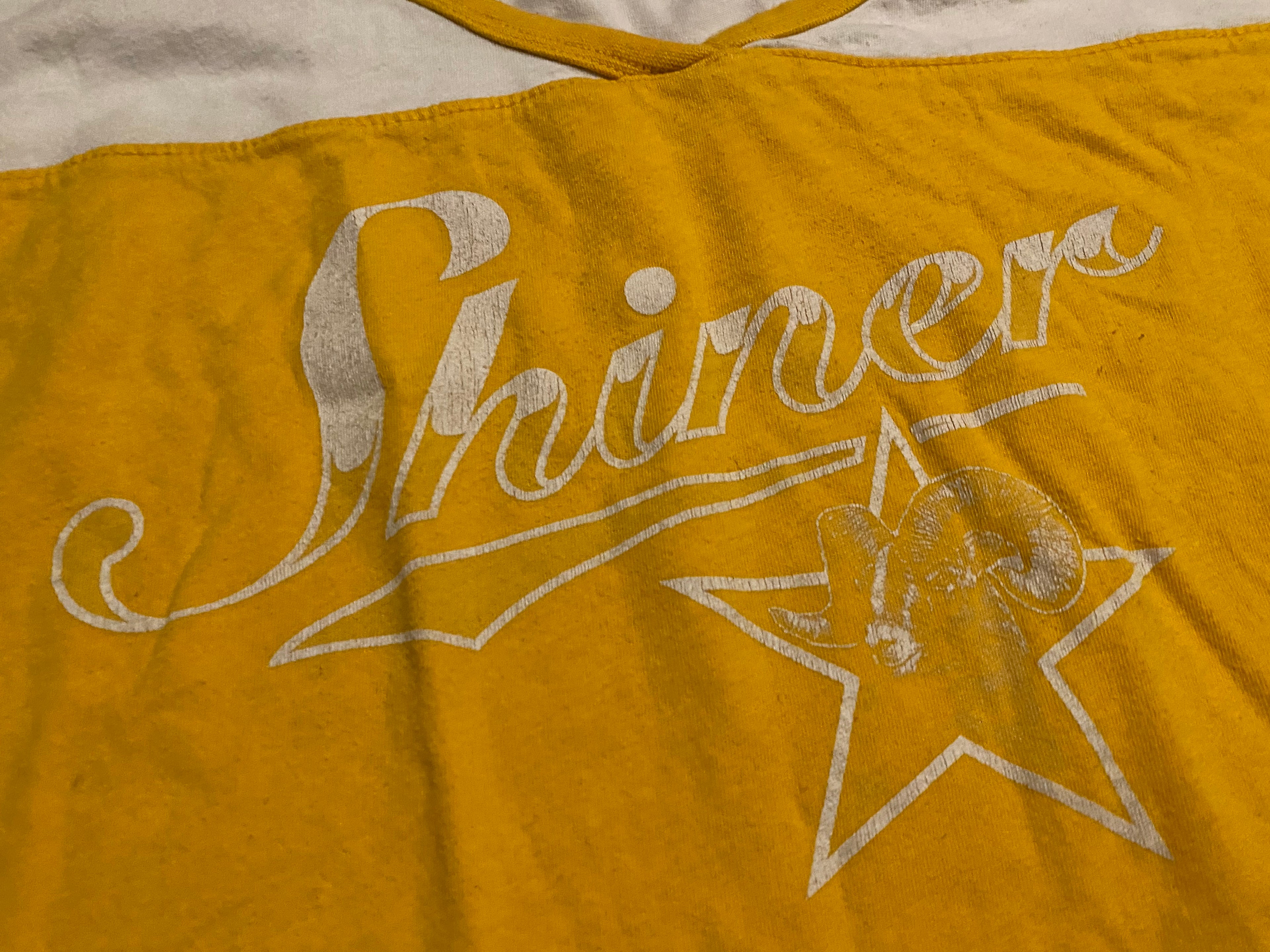 80’s Ladies XL Vintage Shiner Ringer Tee