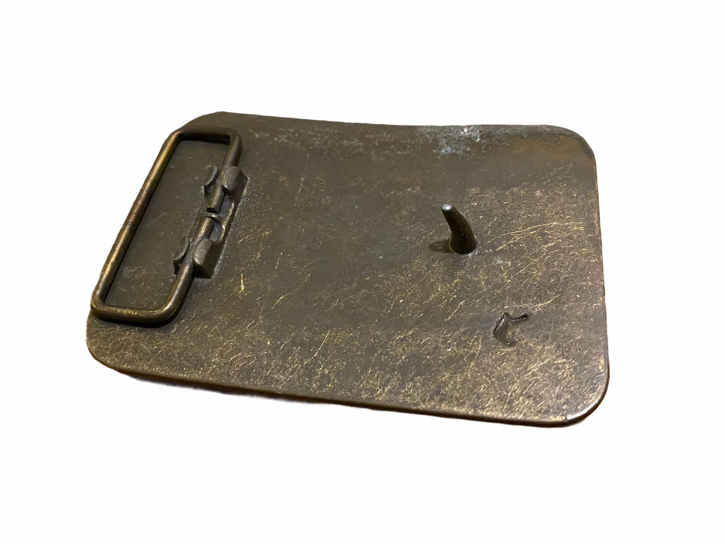 OG Lone Star Leather Belt Buckle