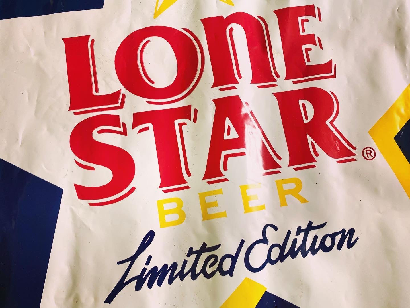 90’s Lone Star Banner