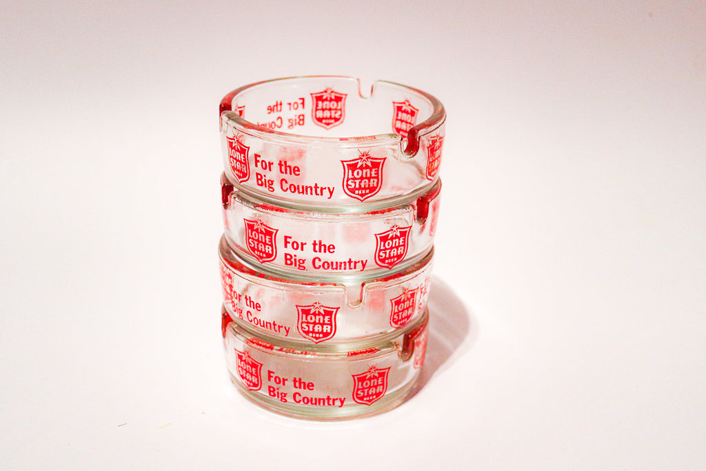 70’s Lone Star Big Country Ashtrays