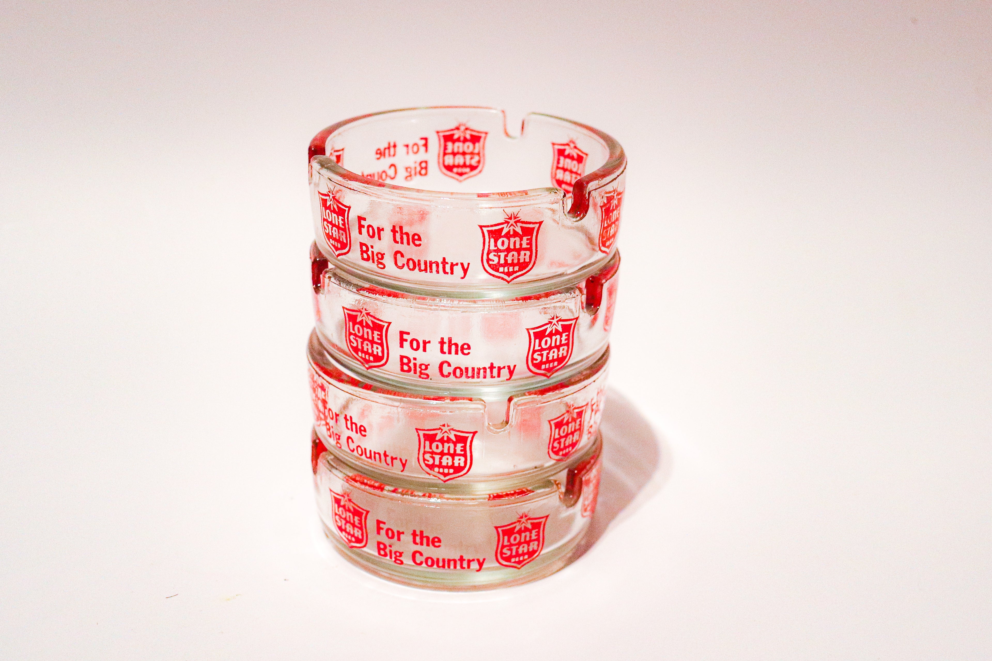 70’s Lone Star Big Country Ashtrays