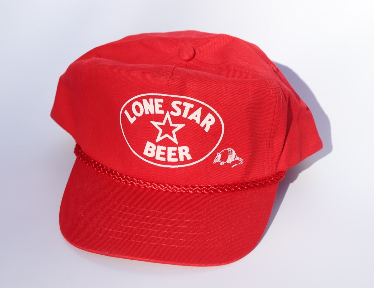Lone Star Red Rope Ovaldillo Logo Cap