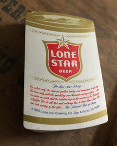 80’s Lone Star Beer Can Shaped Playing Cards