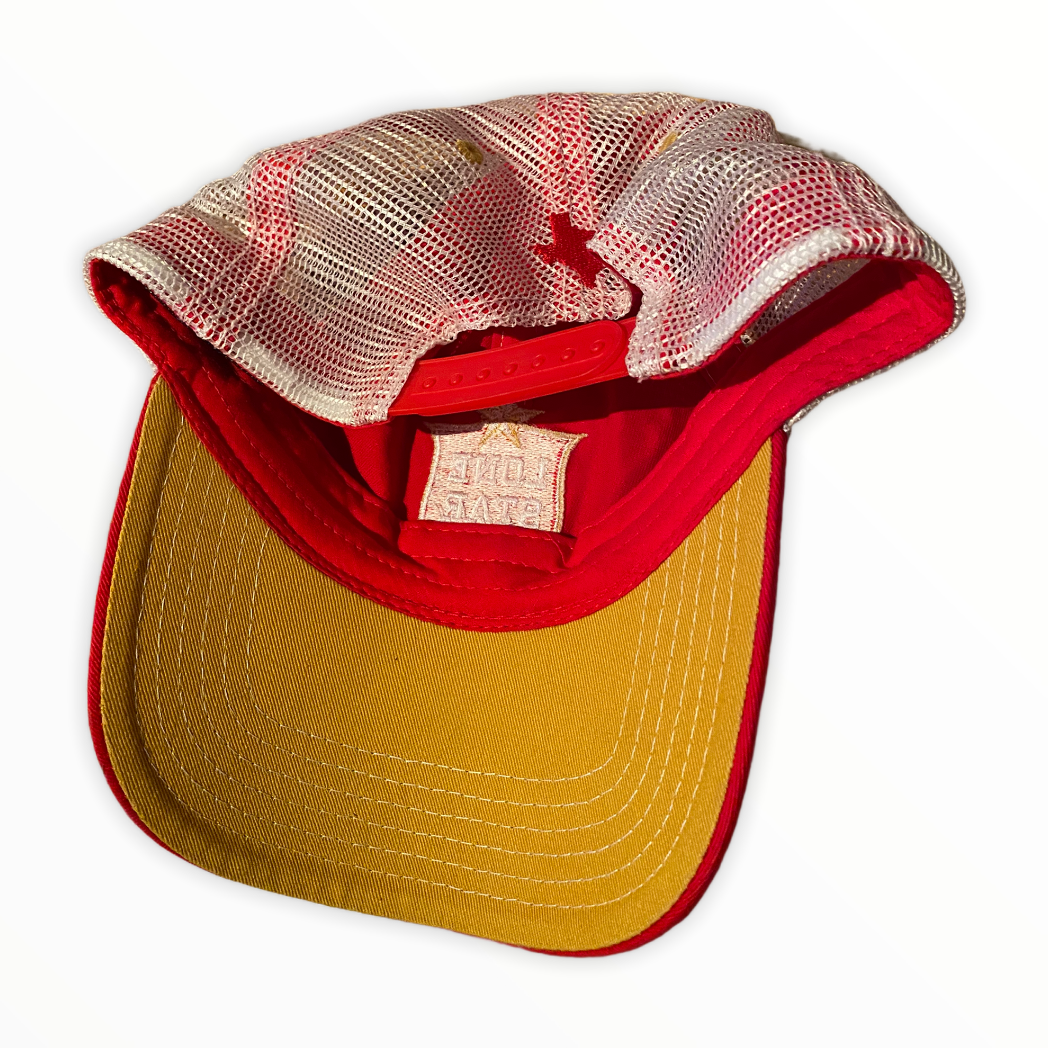 Lone Star Red and Gold Trucker Hat
