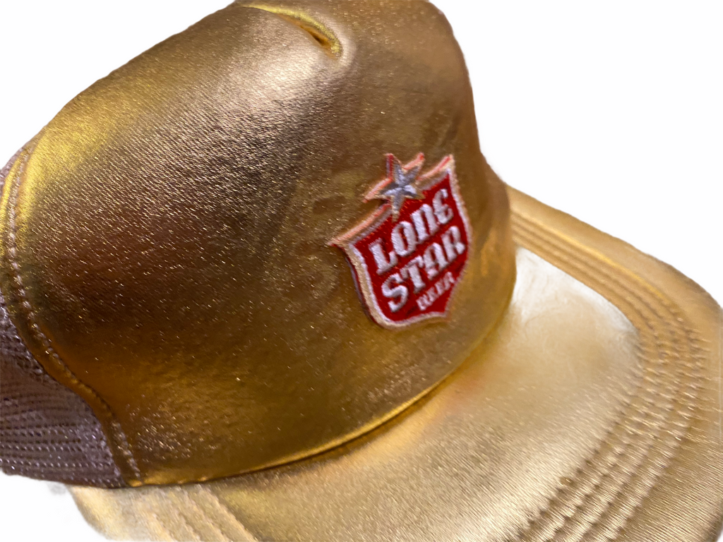 Golden Lone Star Trucker Cap