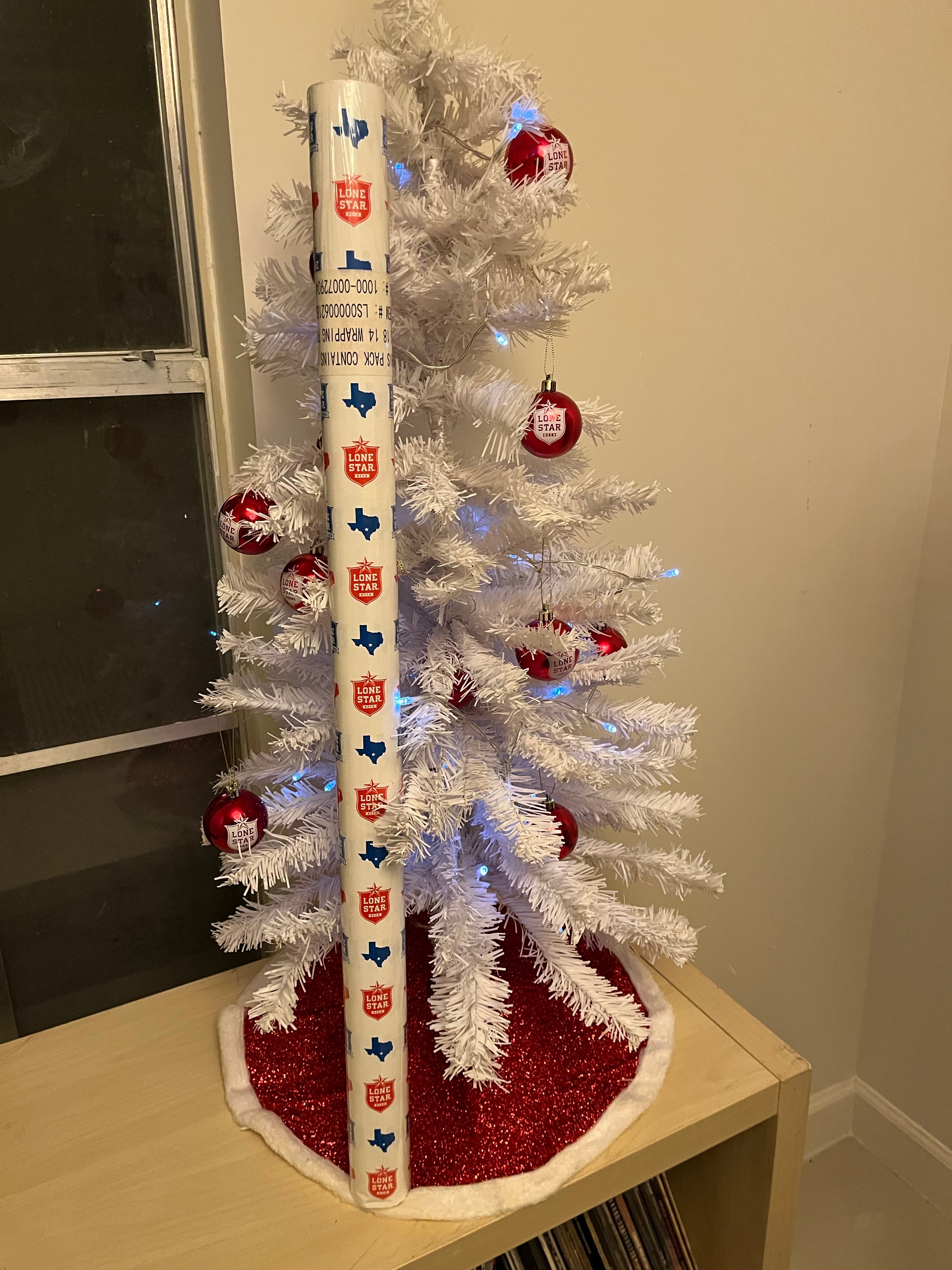 Sealed Roll of Lone Star Wrapping Paper