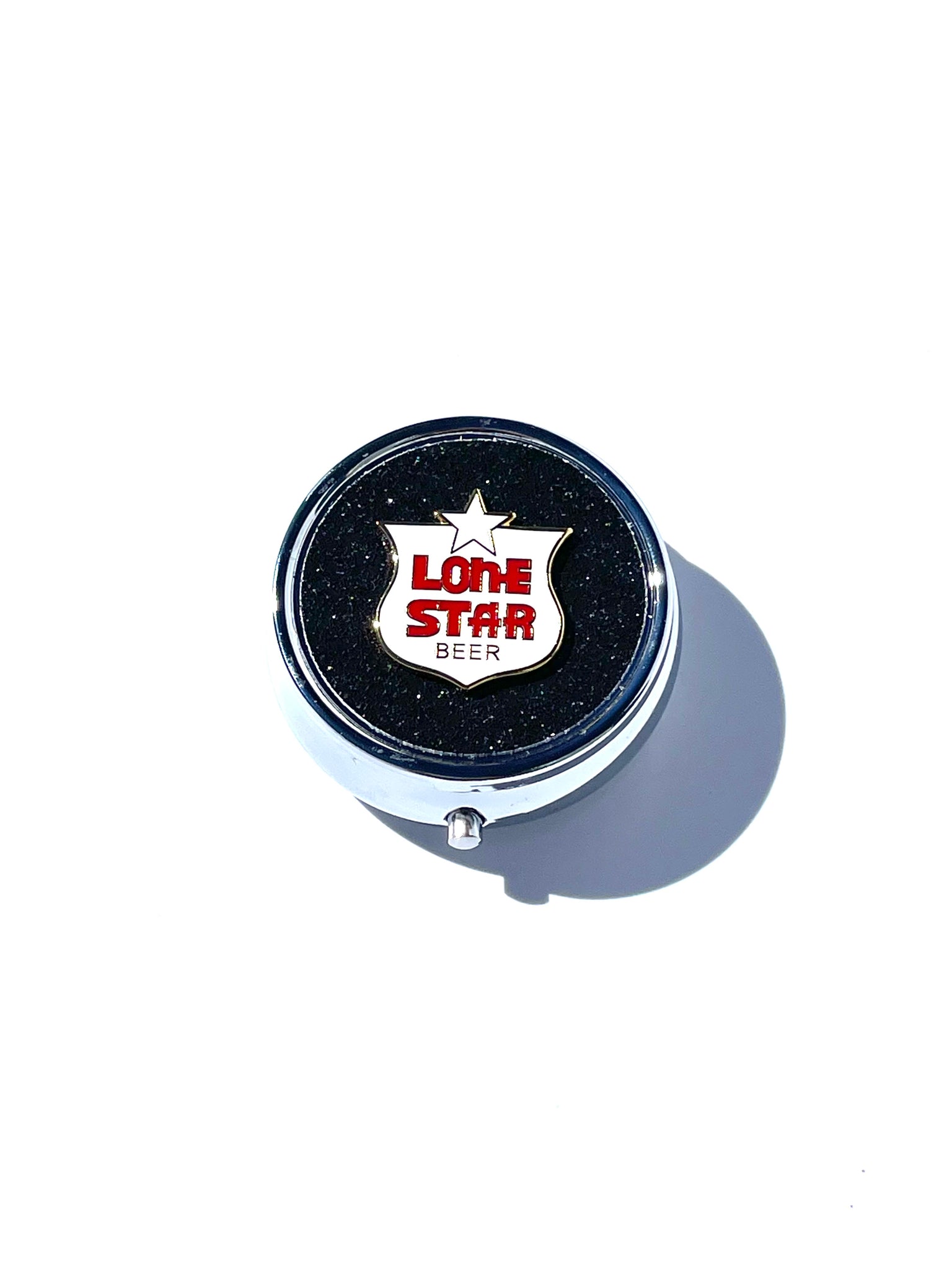 60’s Lone Star Shield Pill Container