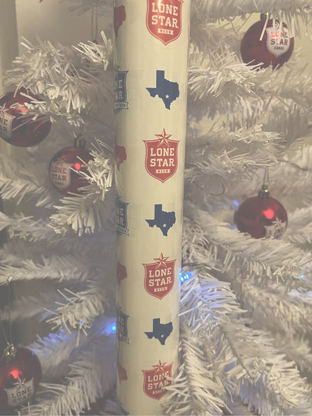 Sealed Roll of Lone Star Wrapping Paper