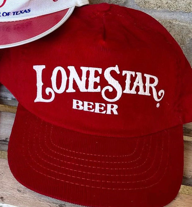Corduroy Lone Star Beer Snapback