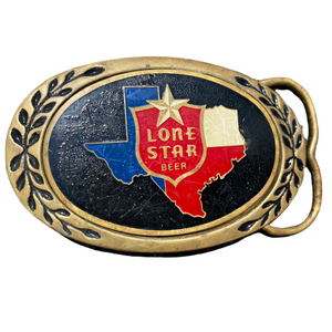 Lone Star Beer Lone Star State Lone Star Flag Buckle