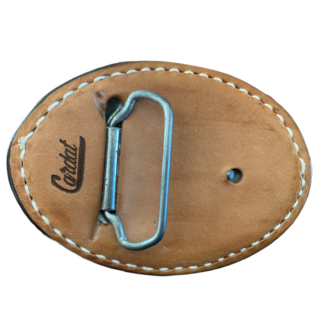 OG Pearl Leather Belt Buckle