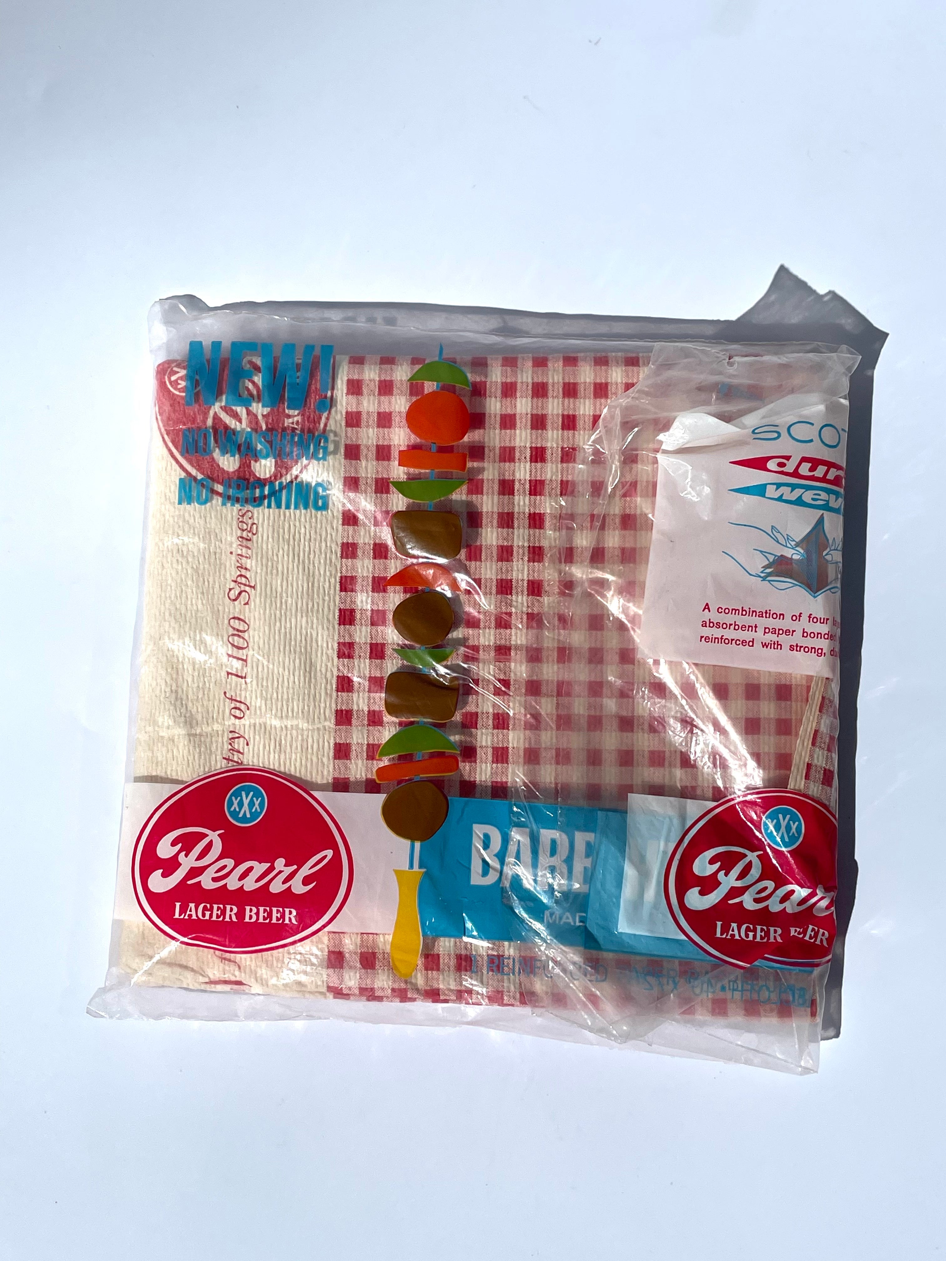 60’s Pearl Beer Barbecue Tablecloth
