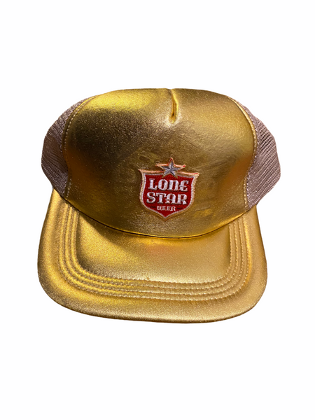 Golden Lone Star Trucker Cap