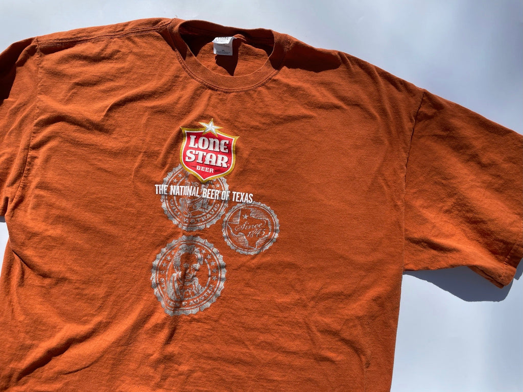 3XL Lone Star Statesmen Burnt Orange Shirt