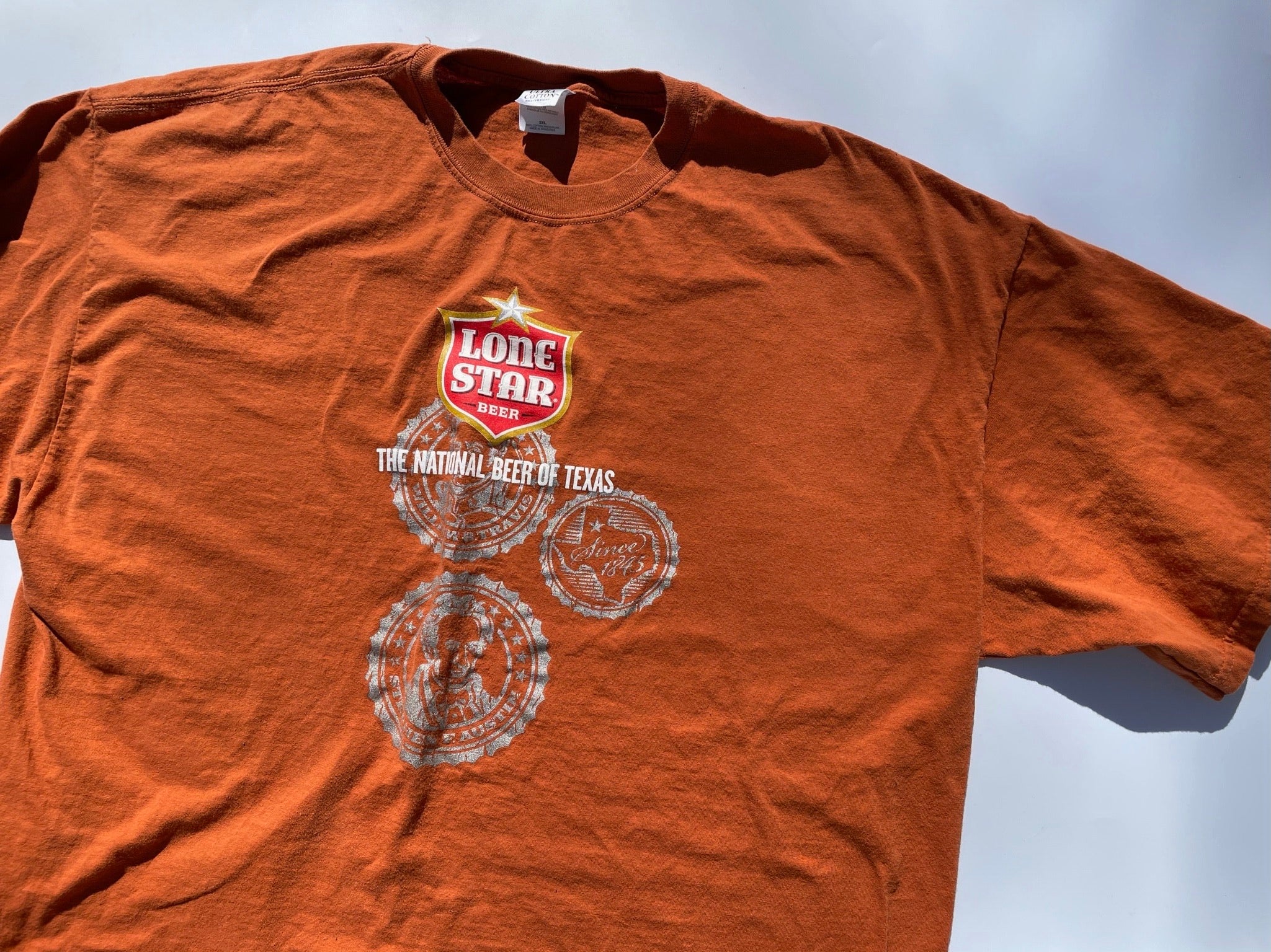 3XL Lone Star Statesmen Burnt Orange Shirt