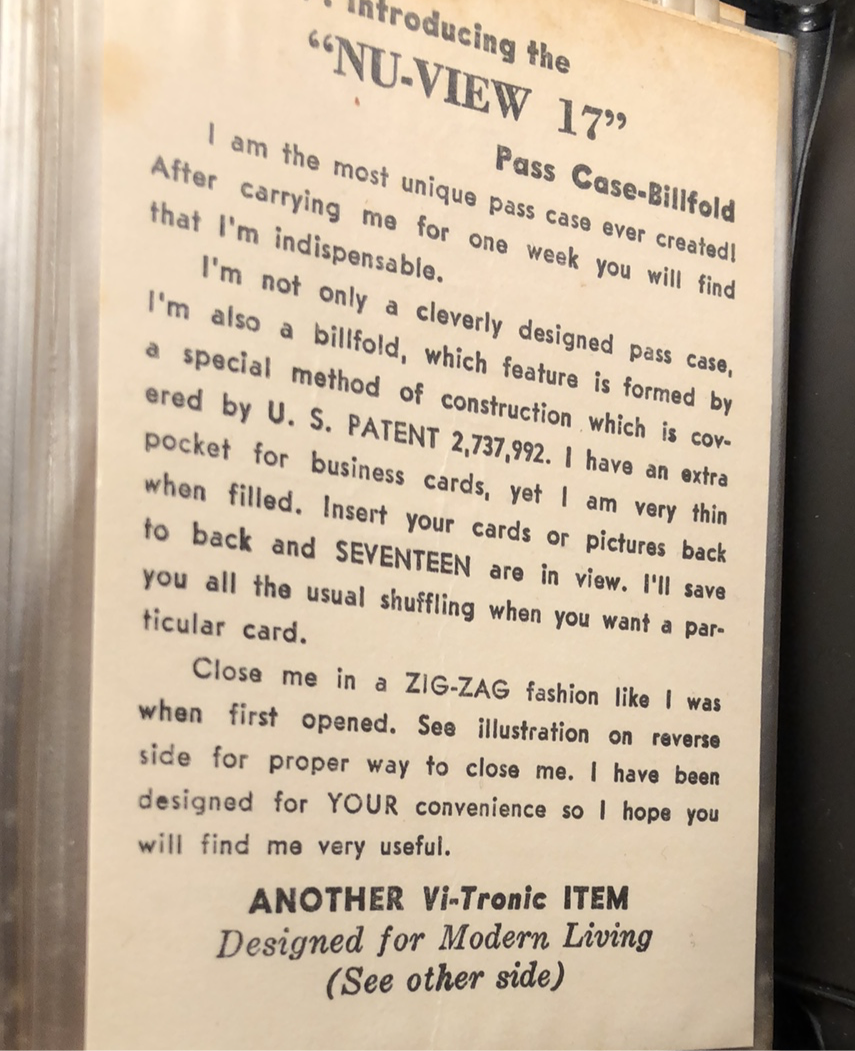Lone Star Landmark Billfold / Passcase