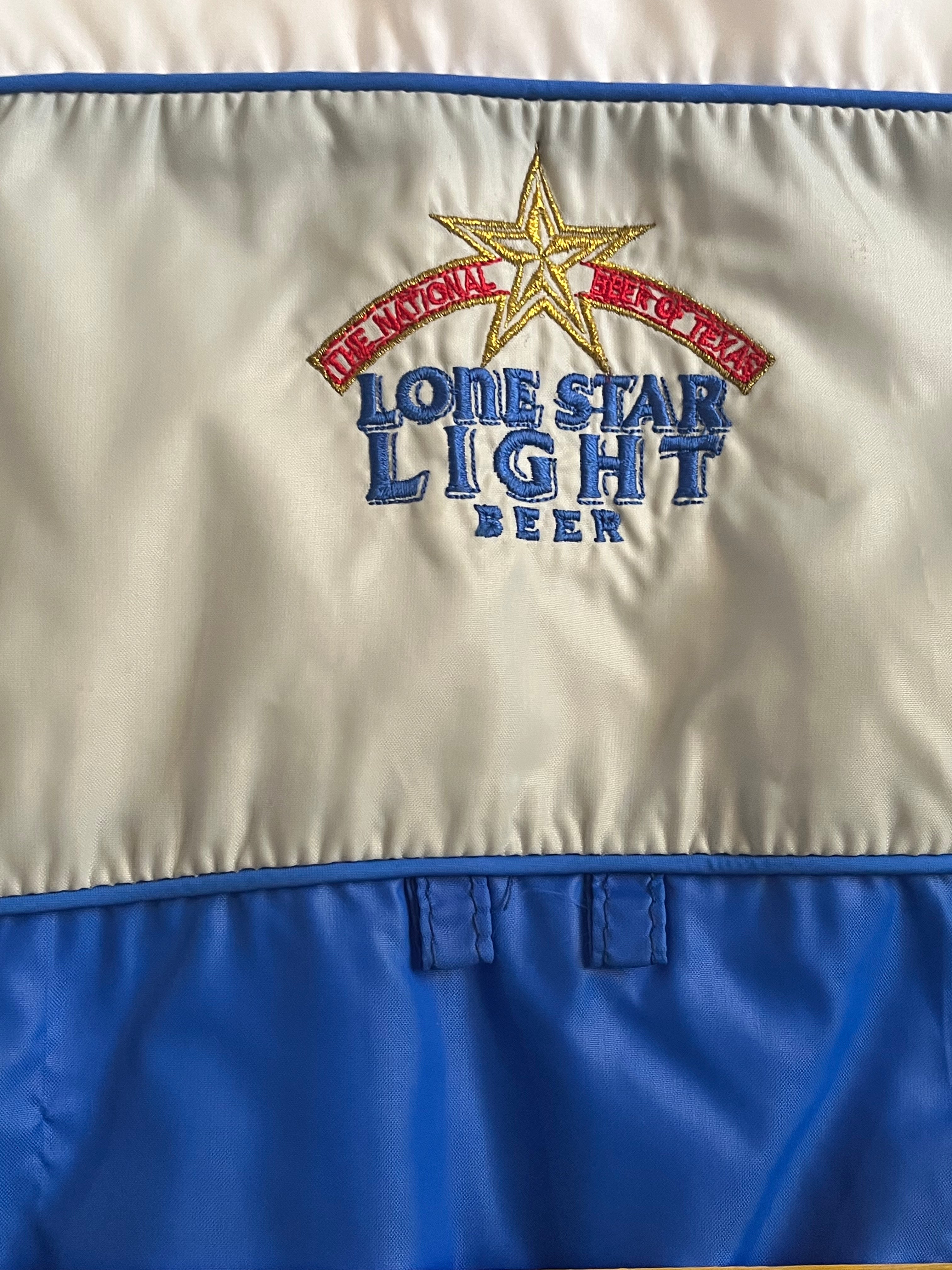 Large Lone Star Light Embroidered Heaviest Stringer Prize Windbreaker