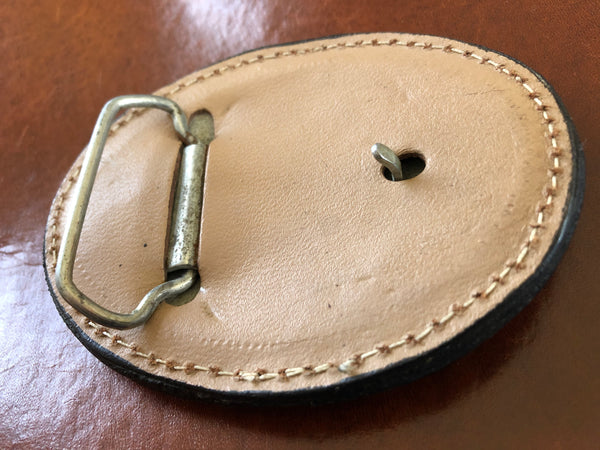 70’s Lone Star Beer Leather Belt Buckle
