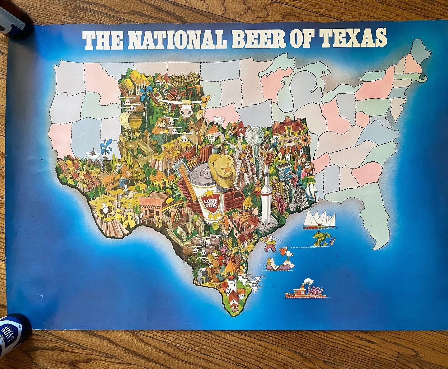 ‘83 National Beer of Texas Poster