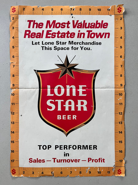 1960’s Lone Star Merchandising Poster