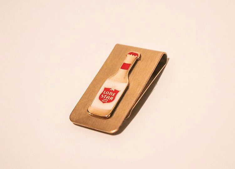 70’s Lone Star Bottle Money Clip