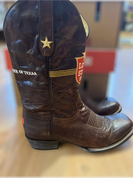 Lone Star Beer Cowboy Boots Men’s Size 12