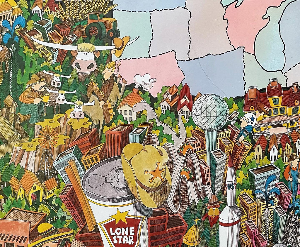 ‘83 National Beer of Texas Poster