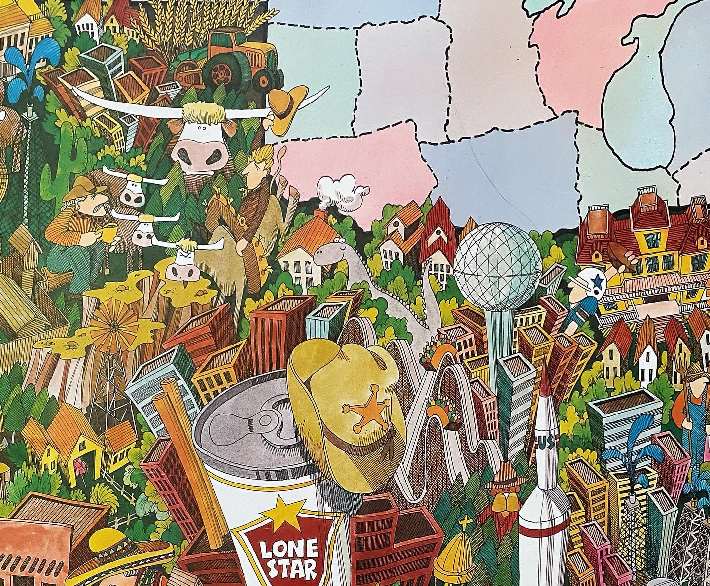 ‘83 National Beer of Texas Poster