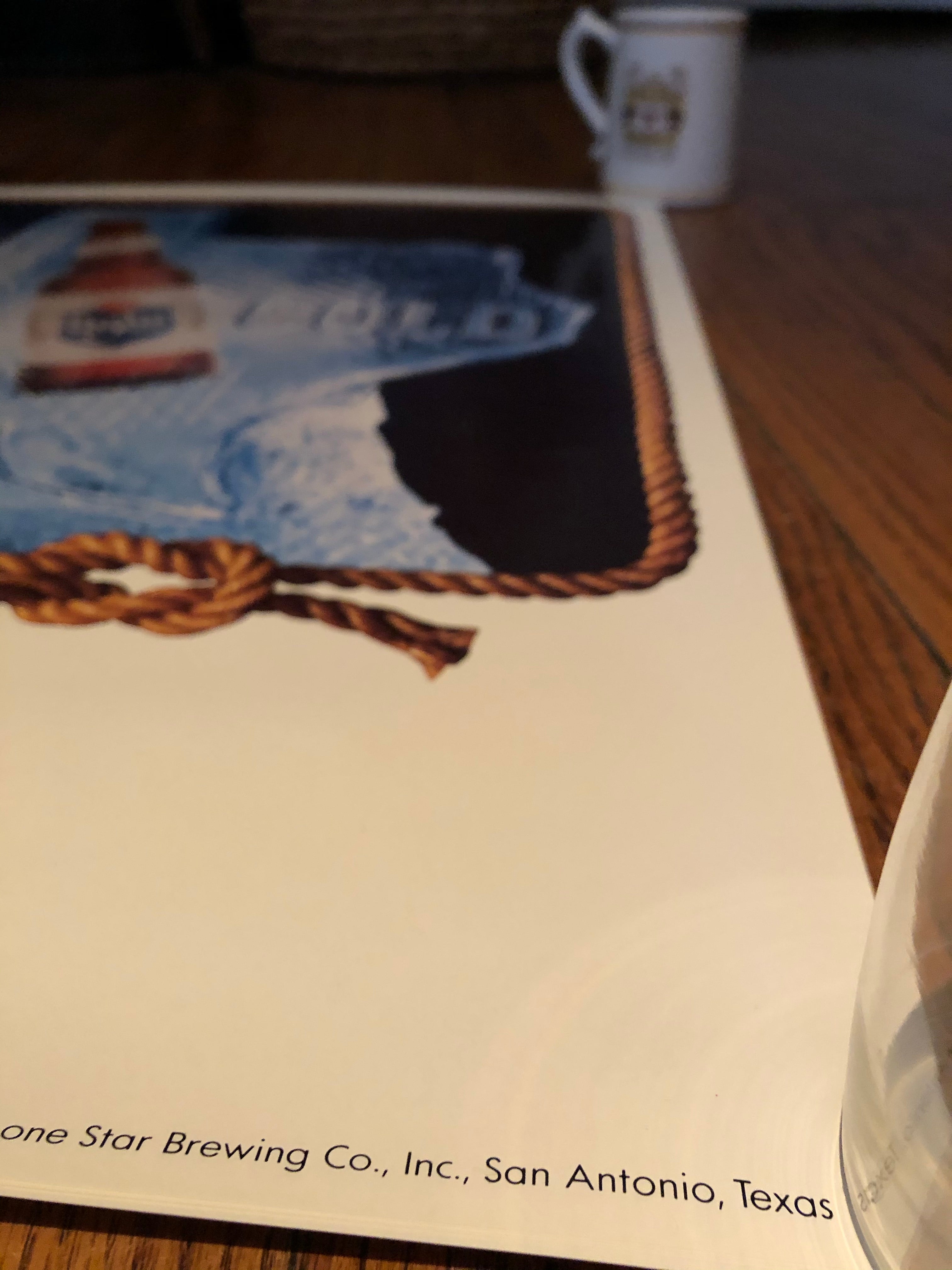 Lone Star Ice Cold Poster