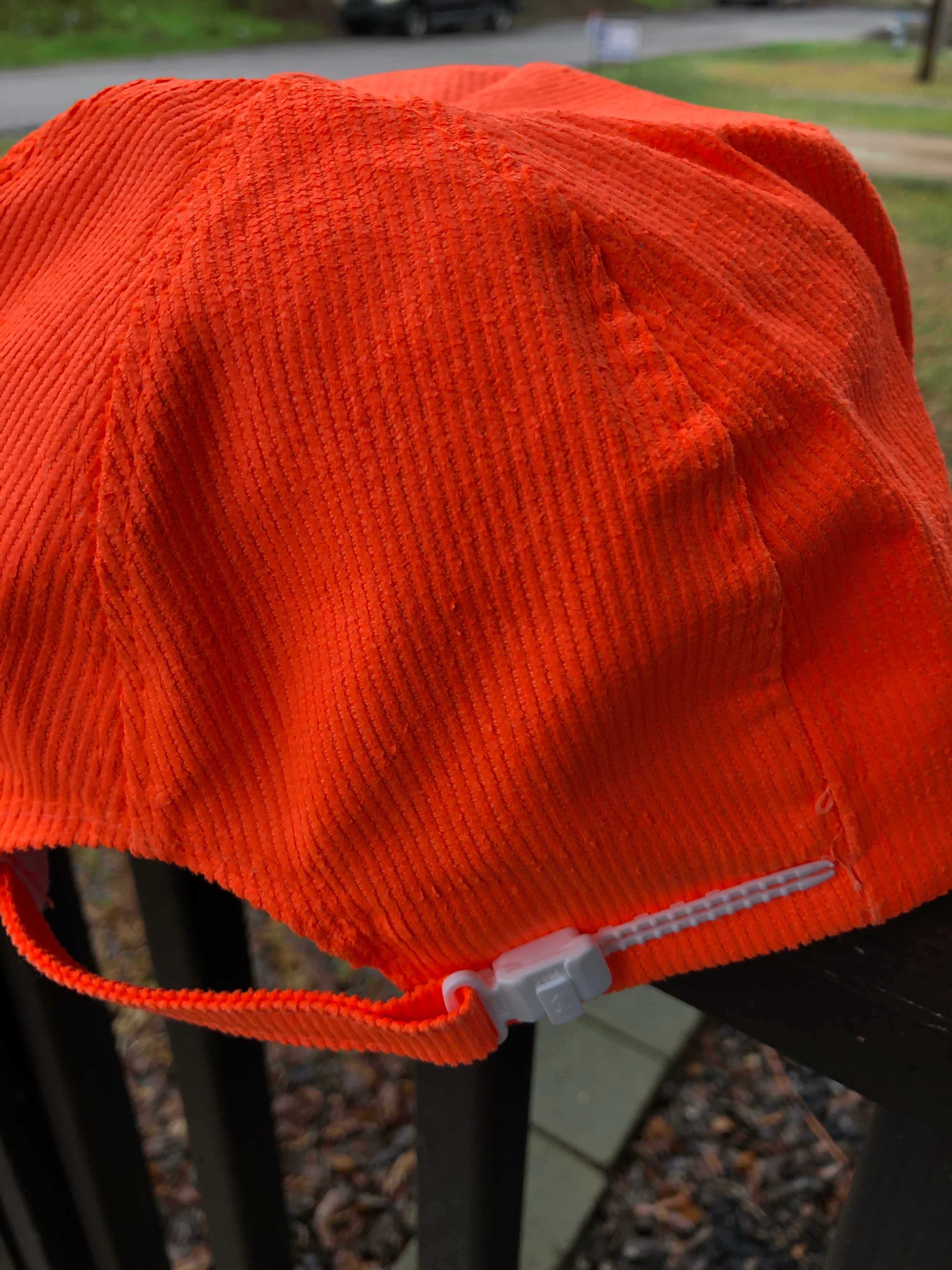 Lone Star Light Hunter Orange Corduroy Hat