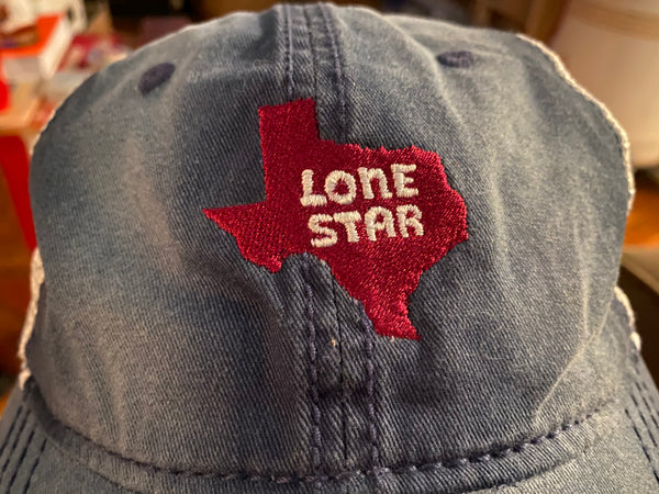 Lone Star Beer State Shape Trucker Hat