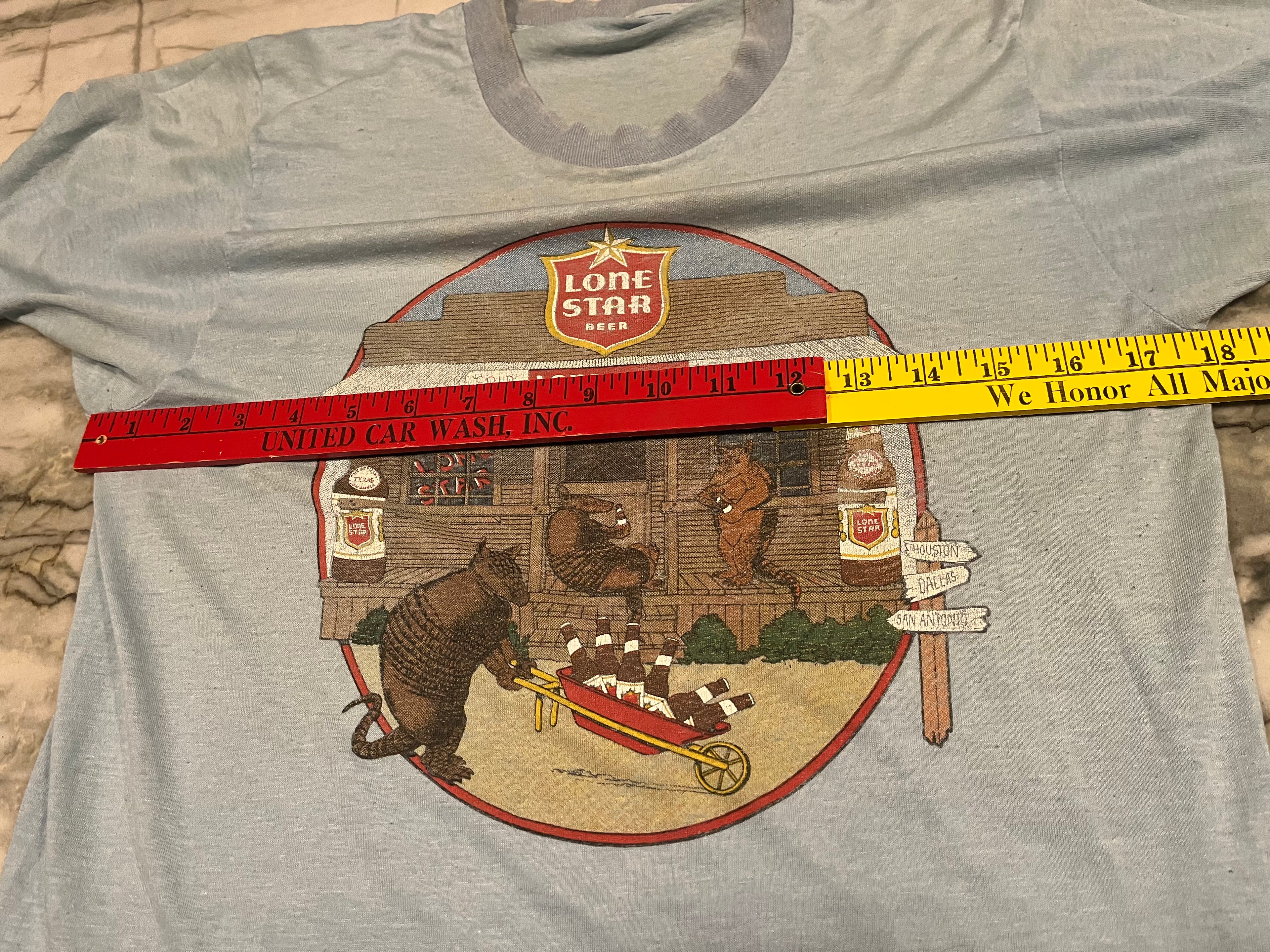 Lone Star Vintage Baby Blue Shirt