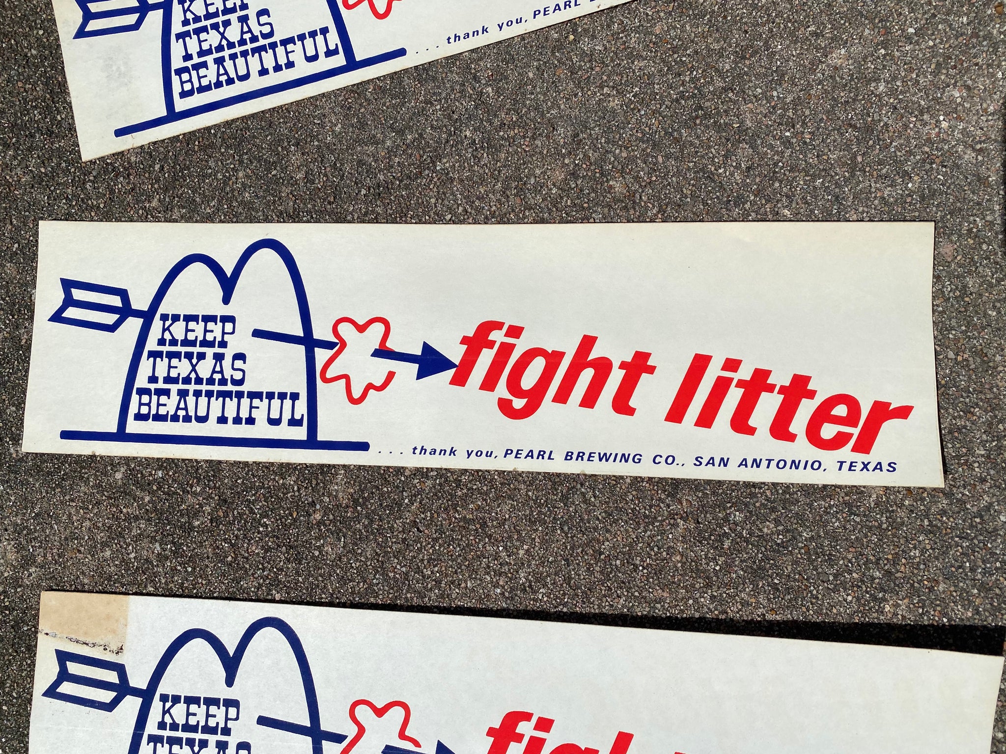 Pearl Fight Litter Bumper Sticker