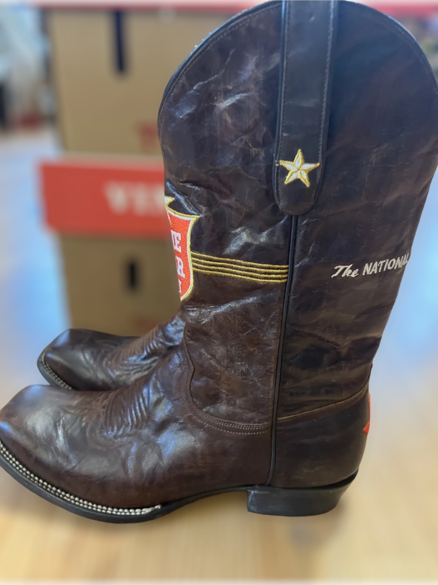 Lone Star Beer Cowboy Boots Men’s Size 12