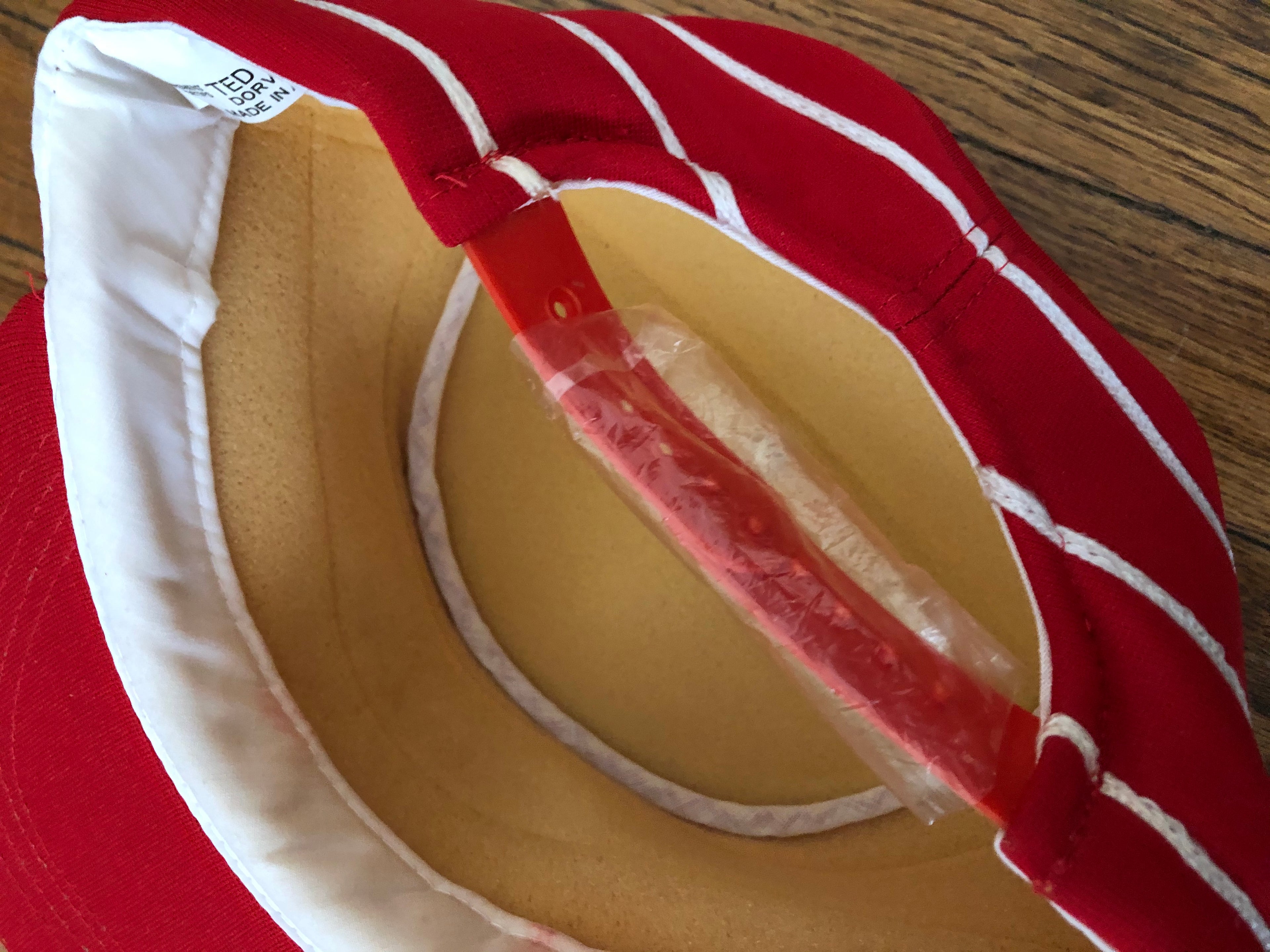 Red Stripes Lone Star Hat