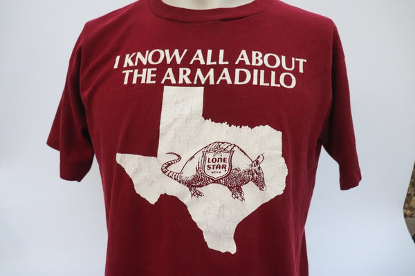70’s Lone Star Armadillo Knowing Shirt