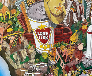 ‘83 National Beer of Texas Poster