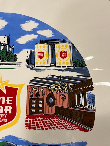 Lone Star Brewing Co. Plate