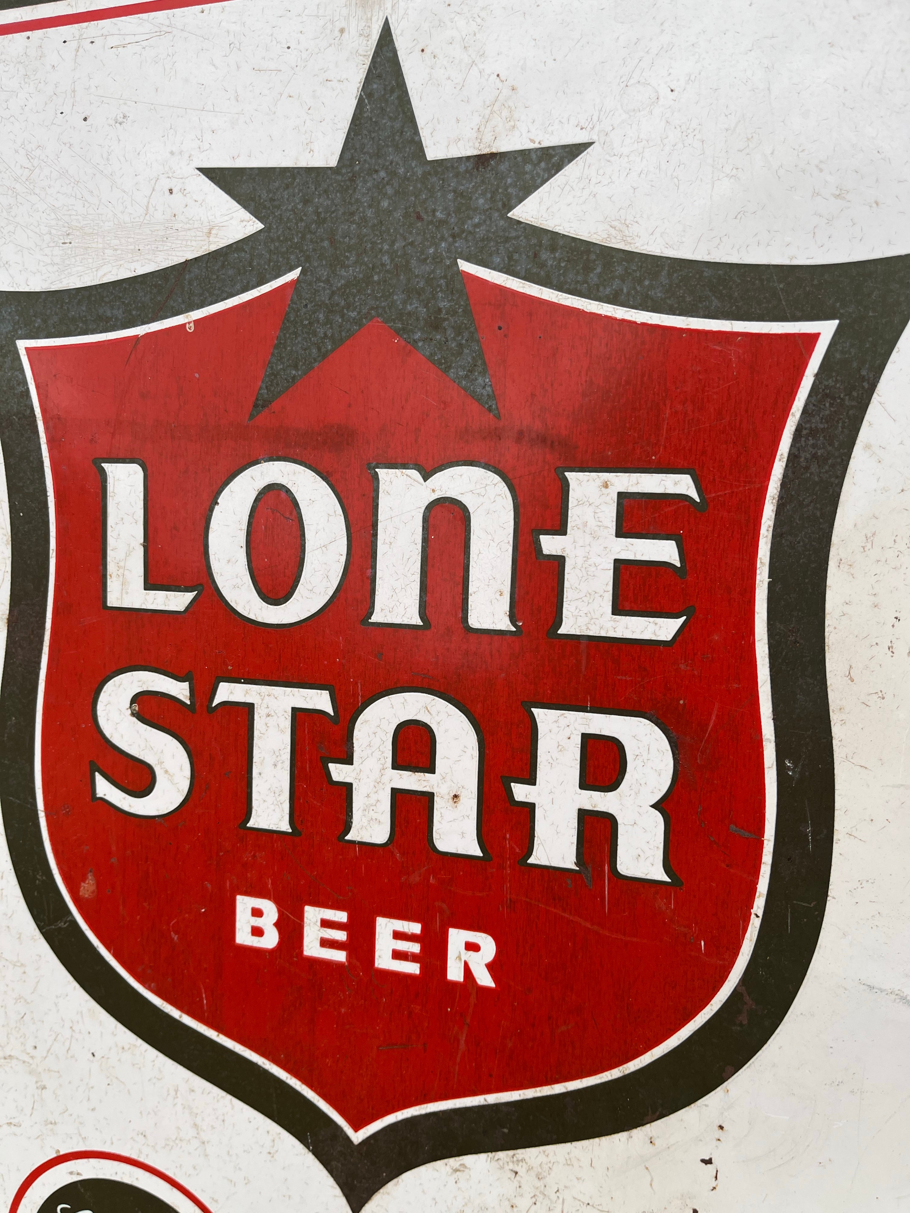 80’s Metal Lone Star Sign