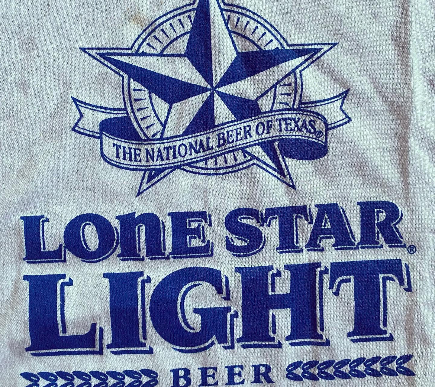 80’s Vintage Lone Star Light XL Tee Shirt
