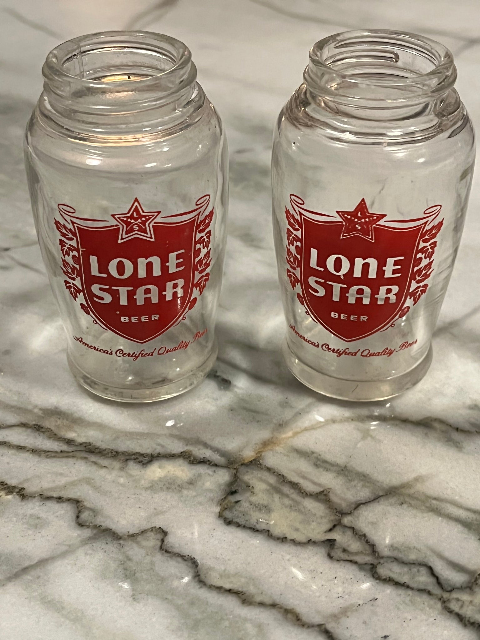 Lone Star Beer Salt and Pepper Shaker